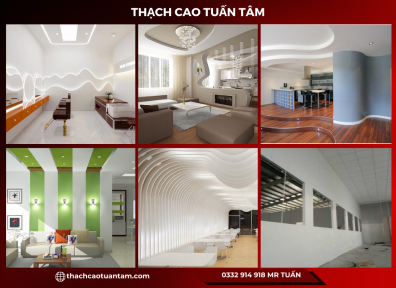 Thi công trần thạch cao đẹp tại Thủ Dầu Một Bình Dương